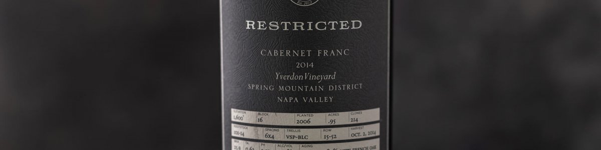 Bottle shot of Restricted Cabernet Franc
