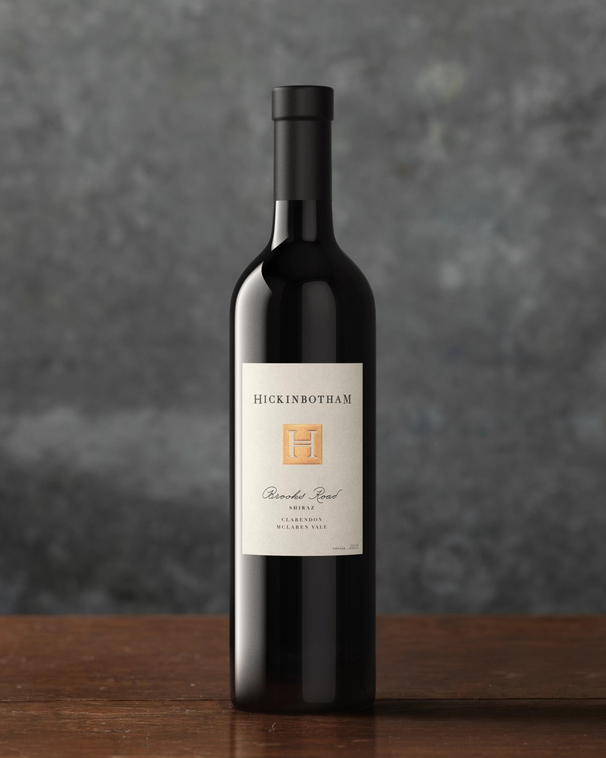 Single bottle of 2019 Hickinbotham Brooks Road Shiraz