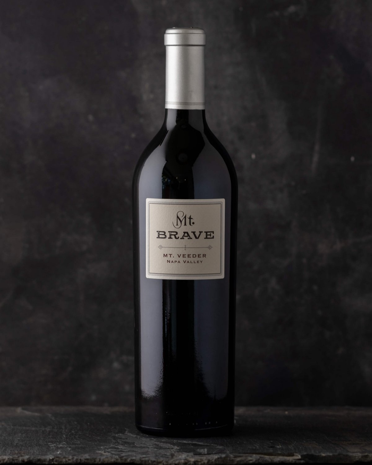 Single bottle of 2019 Mt. Brave Cabernet Sauvignon