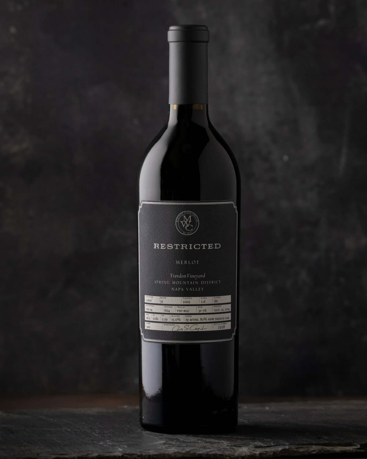 2014 Restricted Spring Mountain Merlot